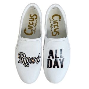 Circus by Sam Edelman Charlie Rose All Day White Sneakers Size 7.5